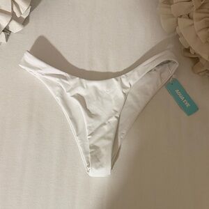 Women's White Bikini Bottom